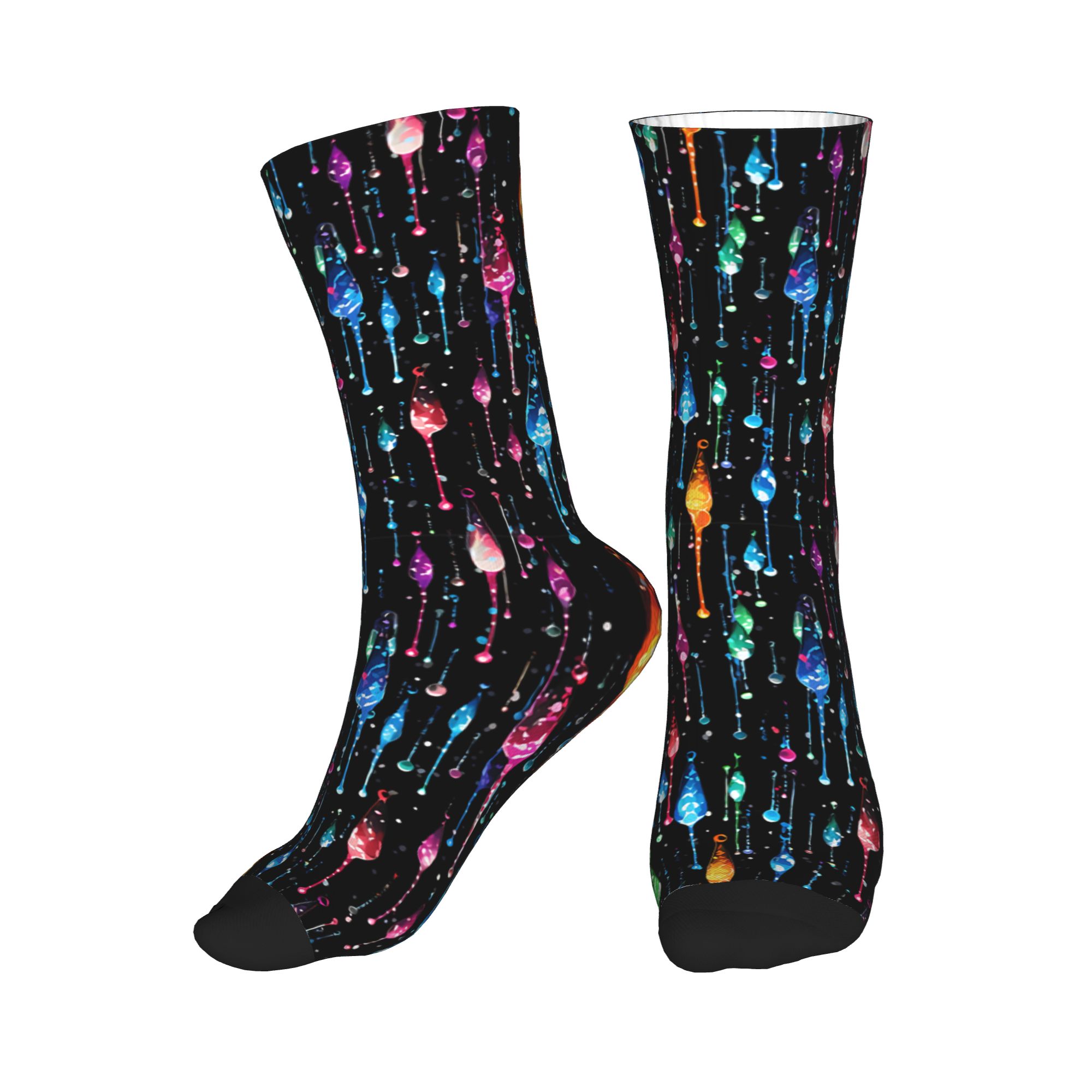 Damlayan Gökkuşağı Sıvı Desenl - Dress Sock Men incelemesi ve fiyatı